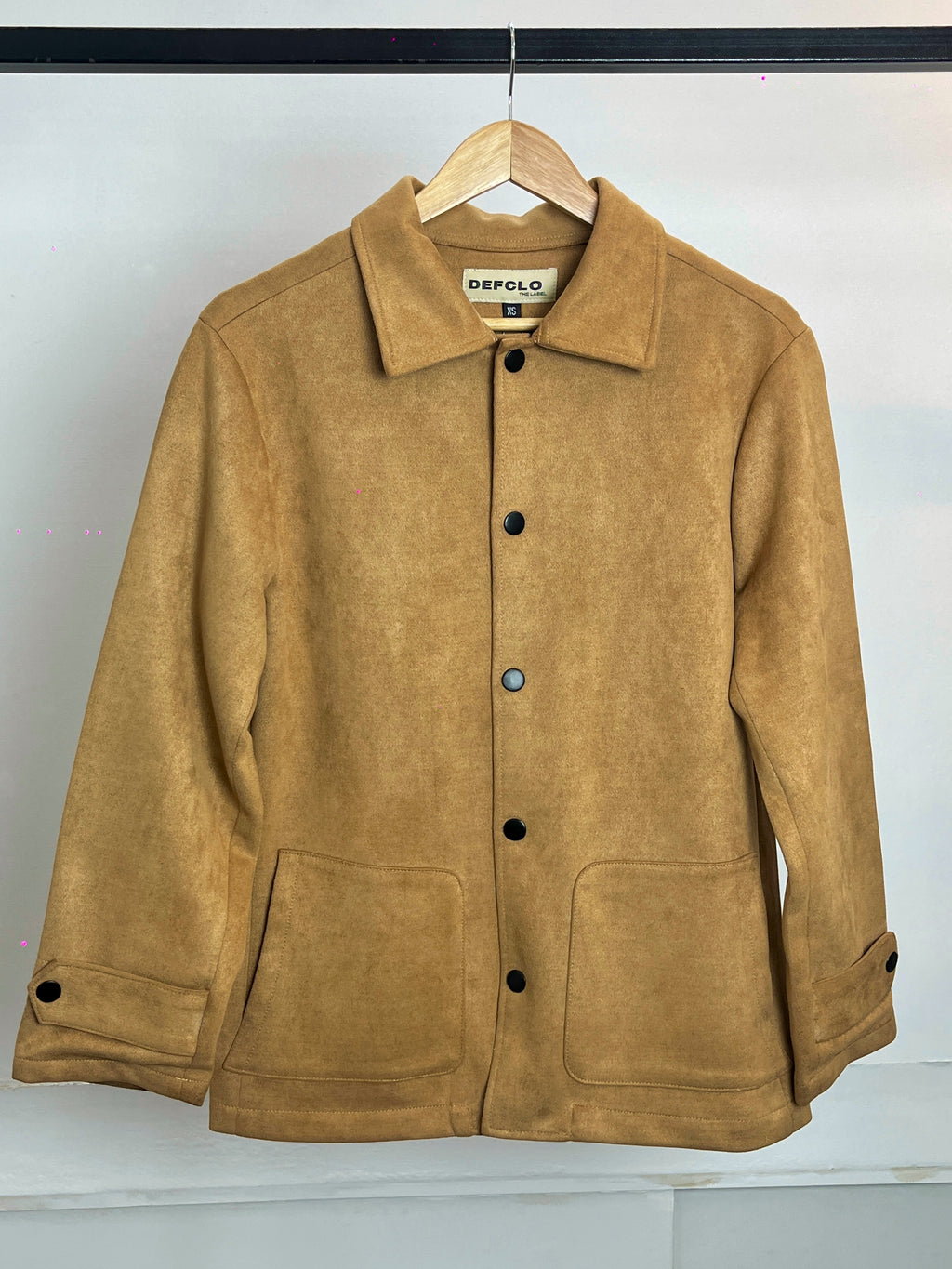Suede Leather Kieran Coat Deluxe - Tan Beige - Unisex