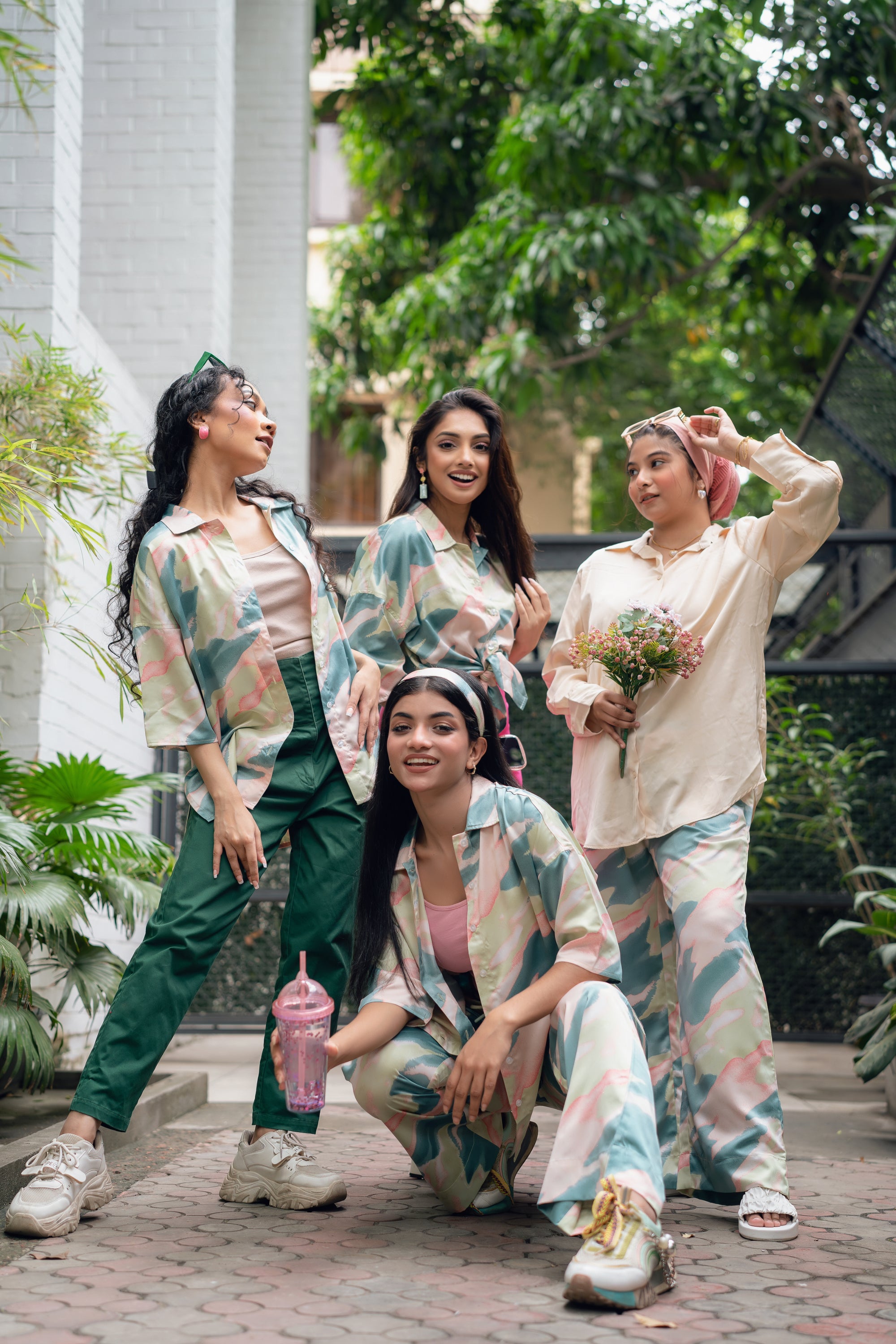 Chic Hues - Co-ord Set - Tie Dye print