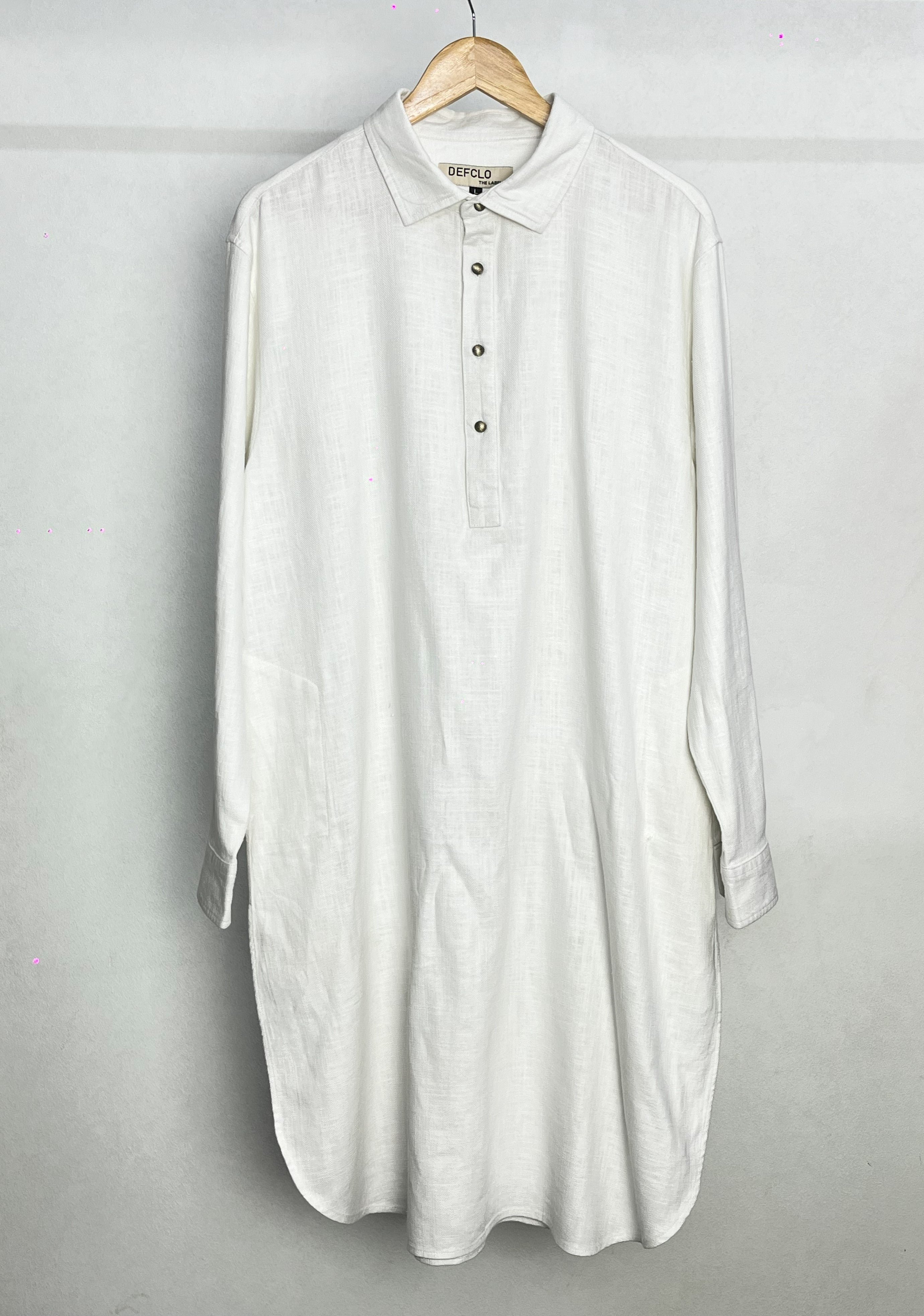 নওয়াজ - লিনেন কাবলি কুর্তা | পাঞ্জাবি - সাদা 