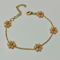 Champagne Daisy Bracelet