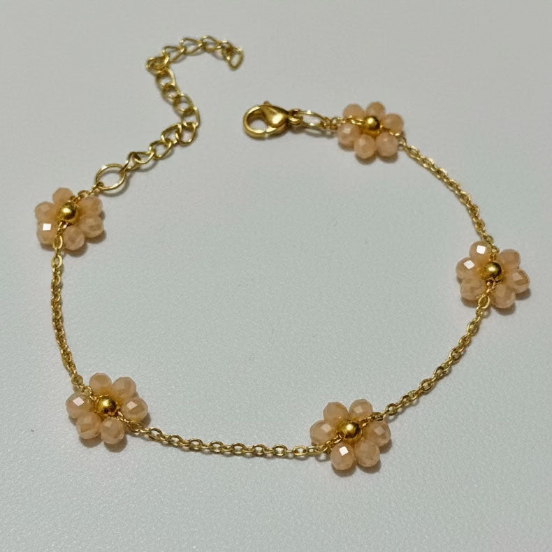 Champagne Daisy Bracelet