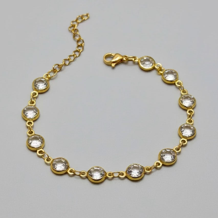 Plain Zircon Bracelet