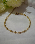 Dainty Bead Link Bracelet