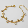 Zirconia Chain Bracelet