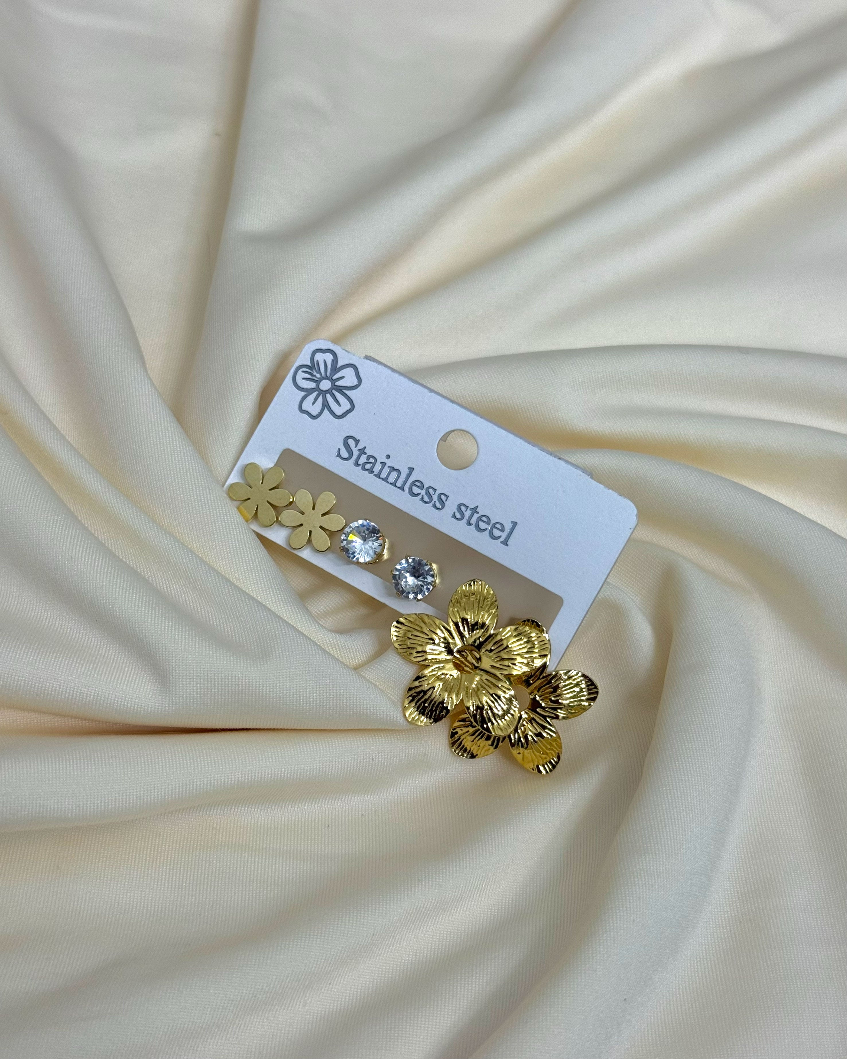 Floral Stud Set