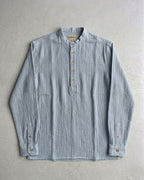 Waffle Henley Katua - Sky Blue