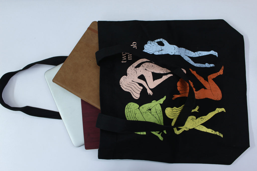 The Bold Mile Club - Tote Bags - Black