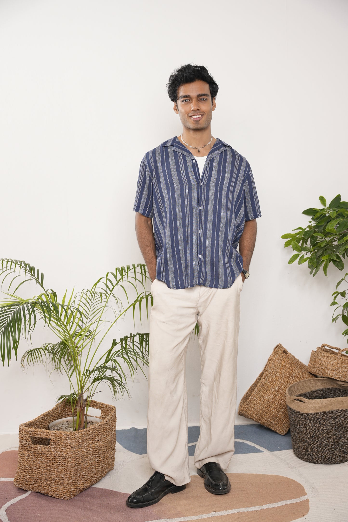 Cubana - Island Stripe - Cuban Shirt For Men