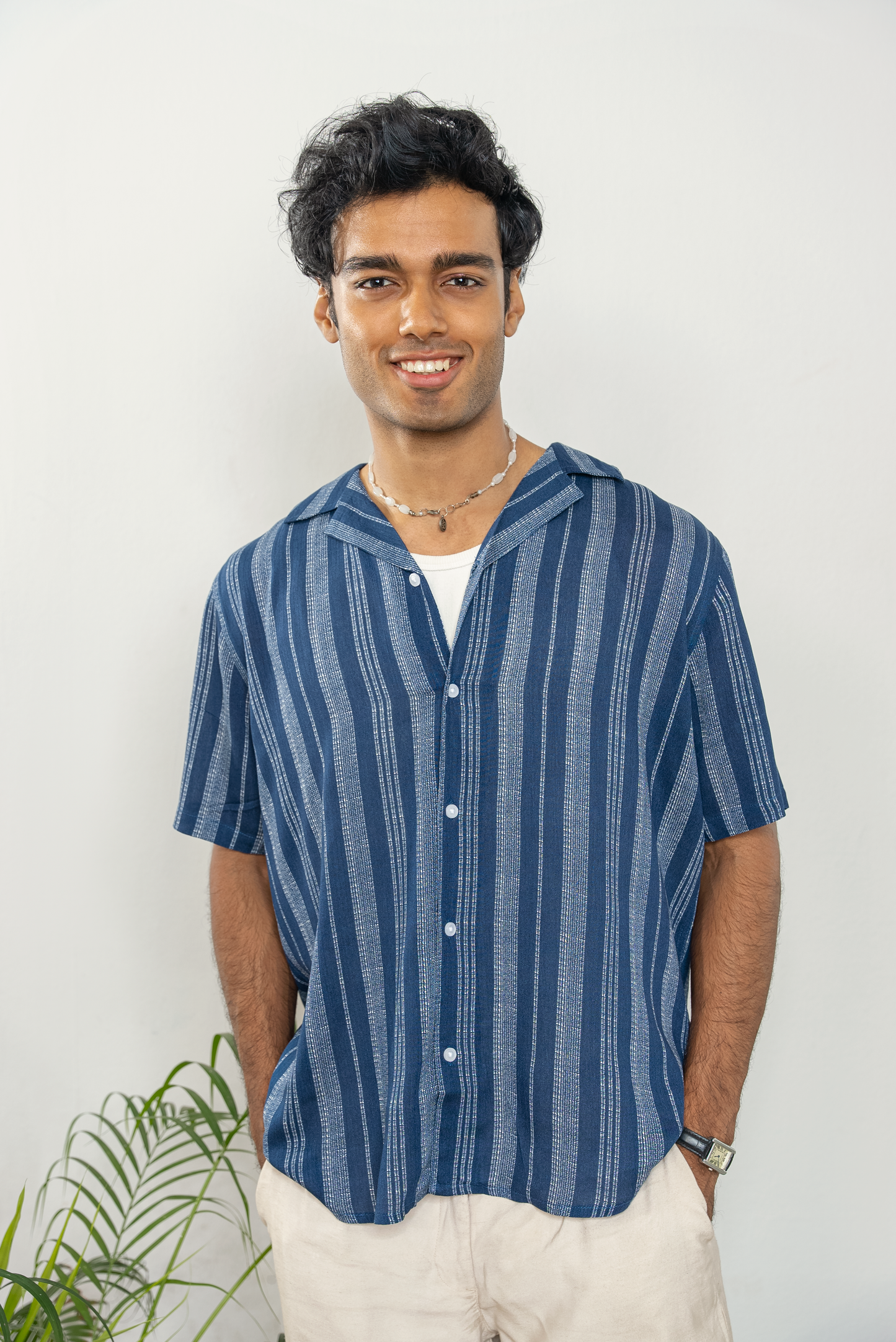 Cubana - Island Stripe - Cuban Shirt For Men