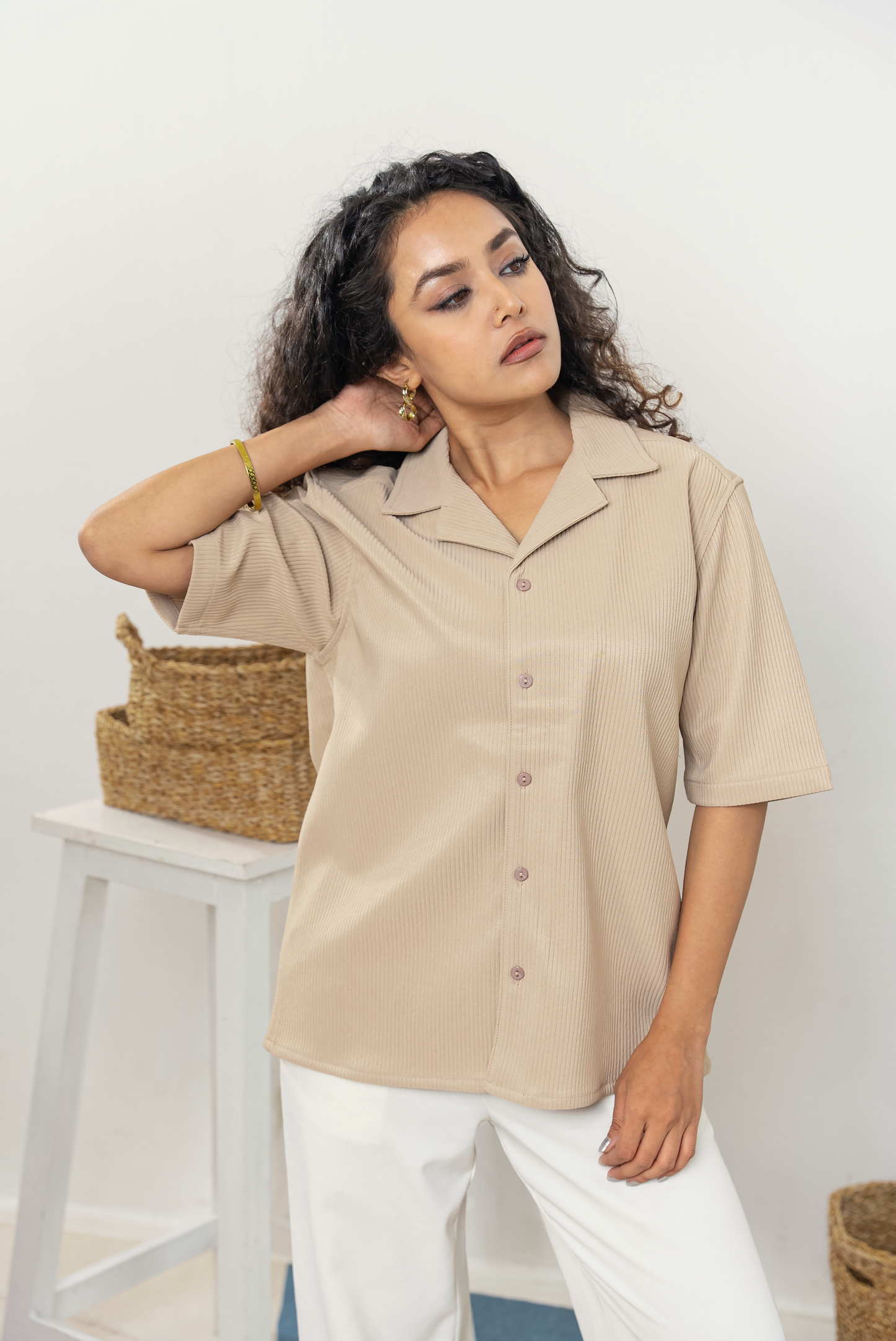 Cordaro Cuba - Sand Rib Texture Cuba - Cuban Shirt - Unisex