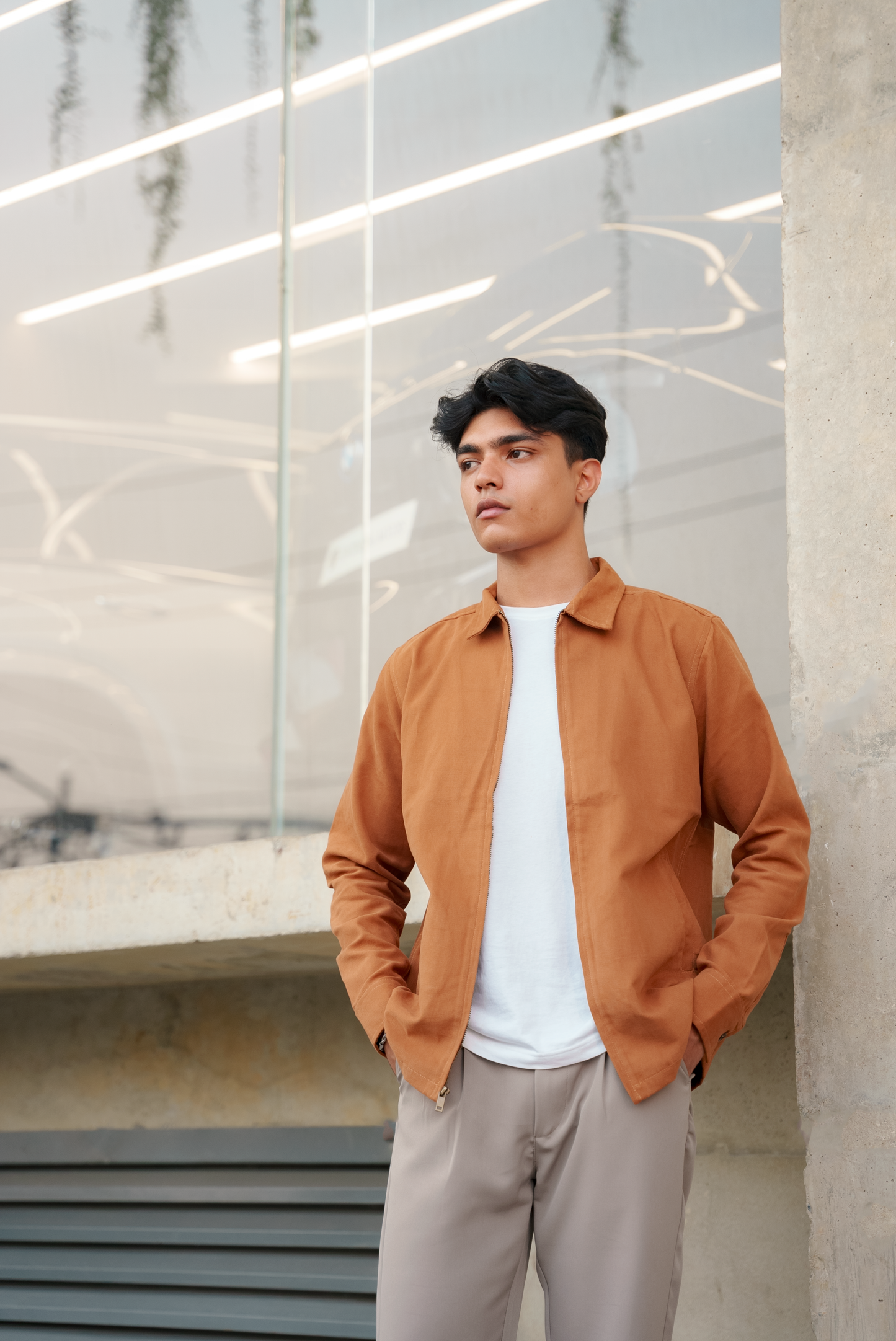 Canvas Jacket- Tan