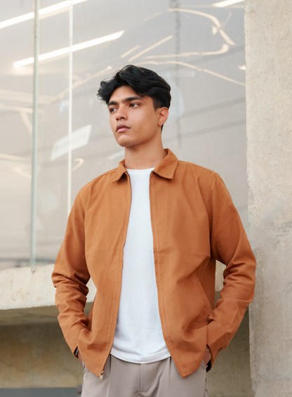 Canvas Jacket- Tan