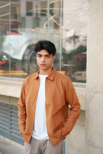 Canvas Jacket- Tan