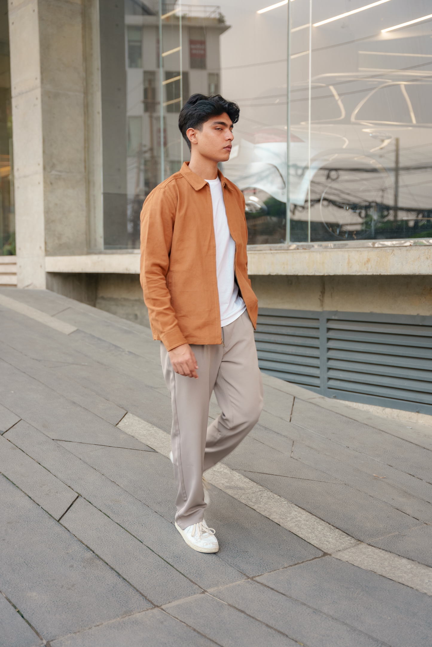 Canvas Jacket- Tan