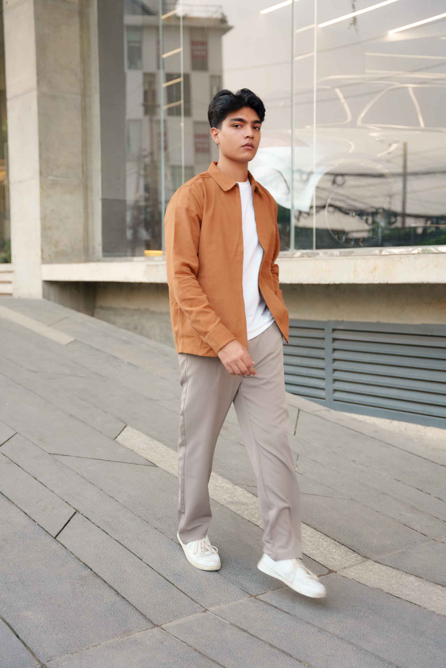 Canvas Jacket- Tan