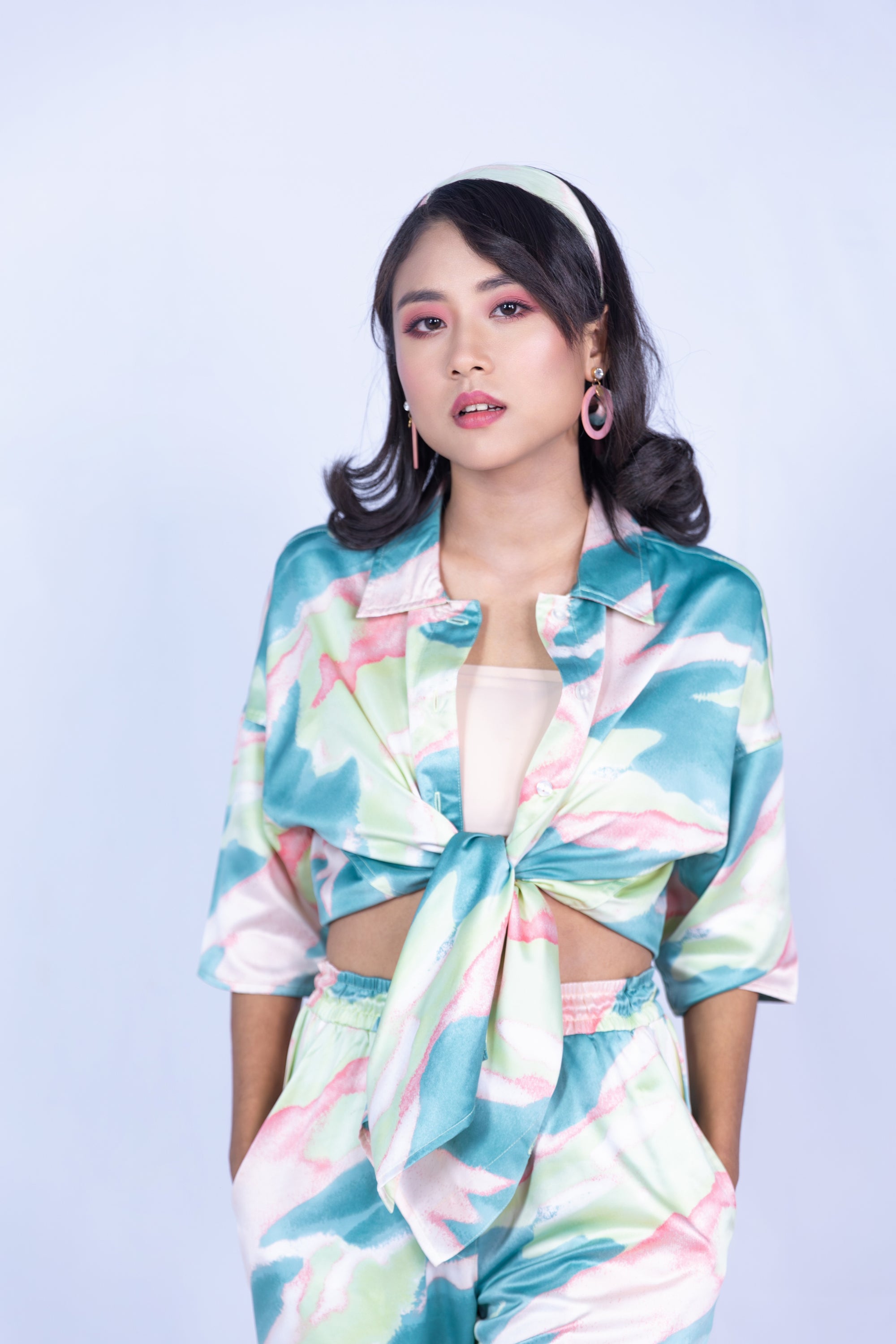 Chic Hues - Co-ord Set - Tie Dye print