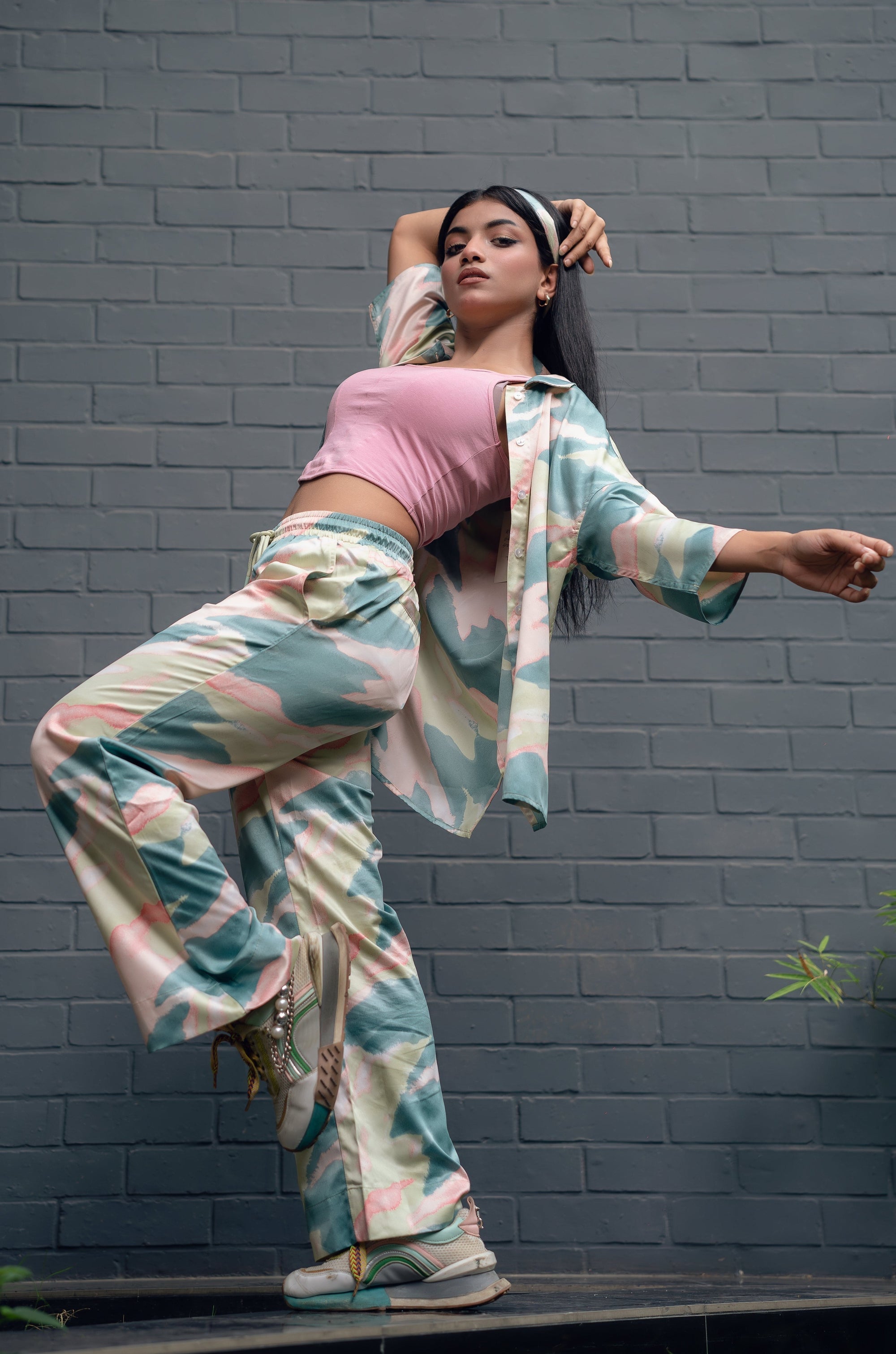 Chic Hues - Co-ord Set - Tie Dye print