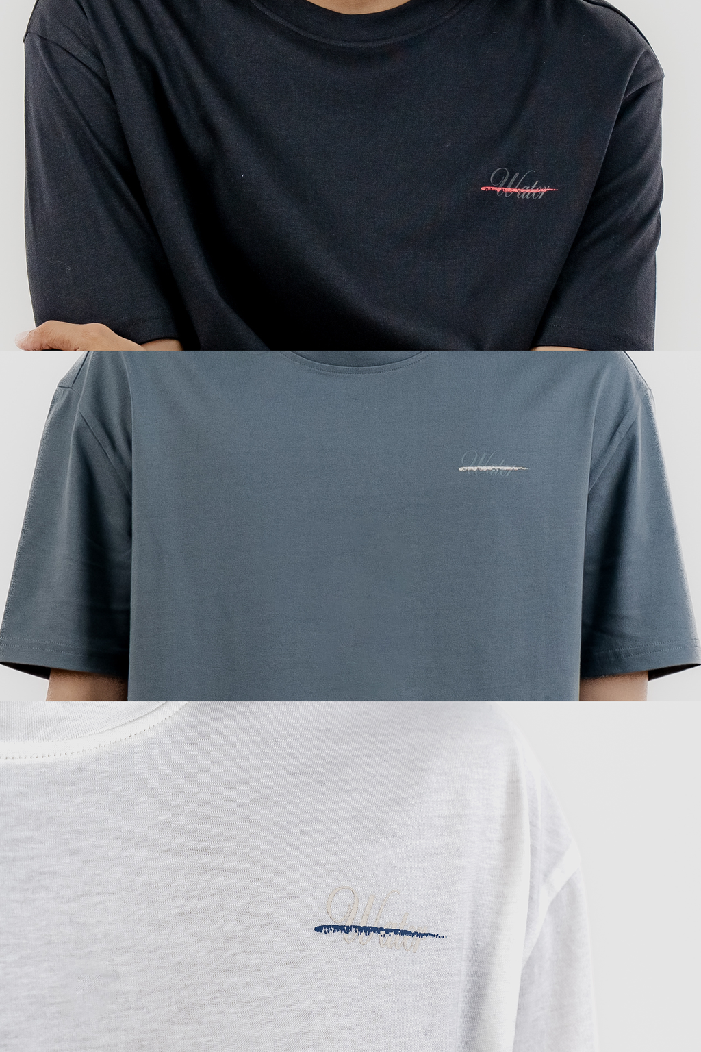 Bundle of 3 - Water Repellent T-Shirt - 上質 Japanese Grade - Unisex