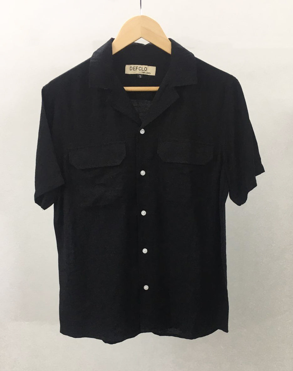 Curtis Cuba  - Black - Cuban Shirt - Unisex