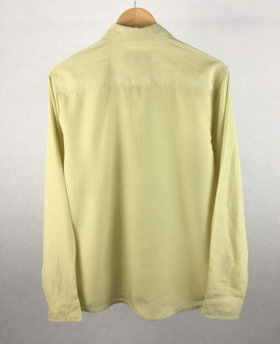 Lime Green Long Sleeve Shirt For Men