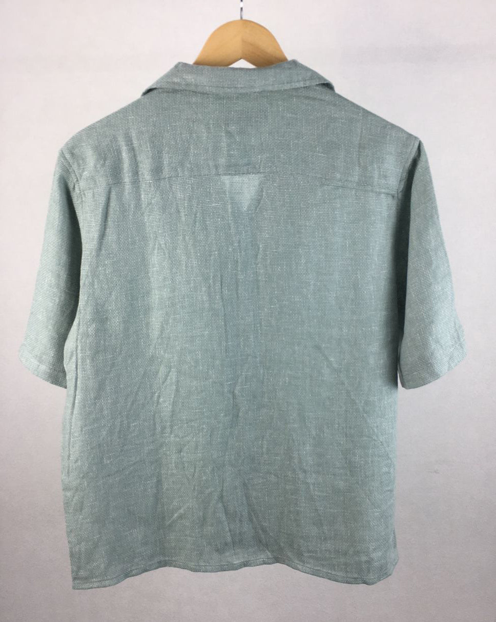 Cordaro Cuba - Aqua Textured Cuba - Cuban Shirt - Unisex