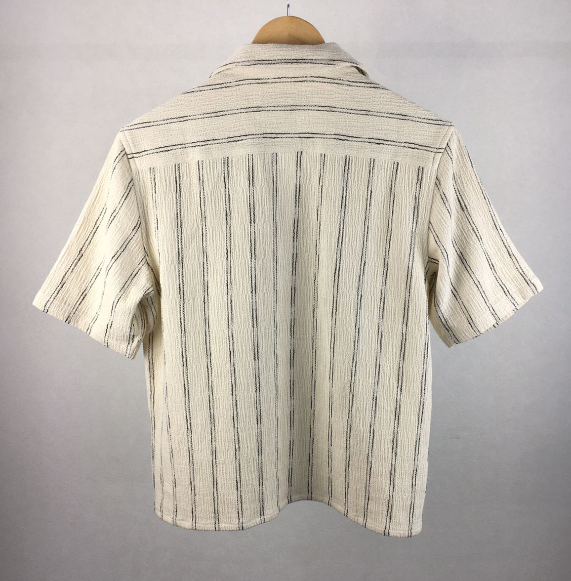 Cordaro Cuba - Off White Coastal Stripe Cuba - Cuban Shirt For Men