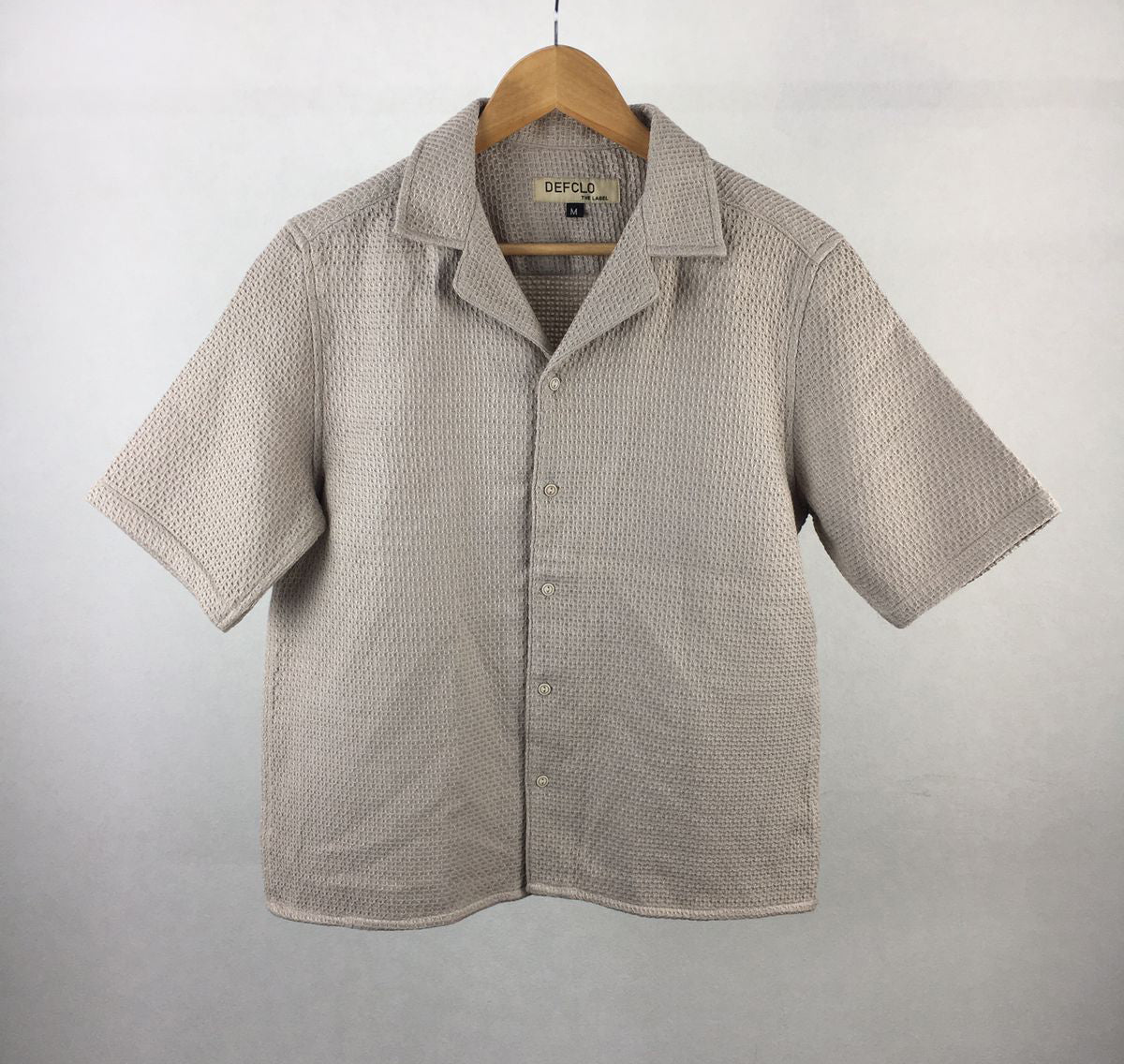 Cordaro Cuba - Vintage Taupe Textured Cuba - Cuban Shirt - Unisex