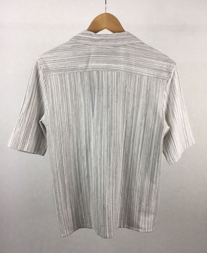Cordaro Cuba - White and Grey Stripe Cuba - Cuban Shirt - Unisex