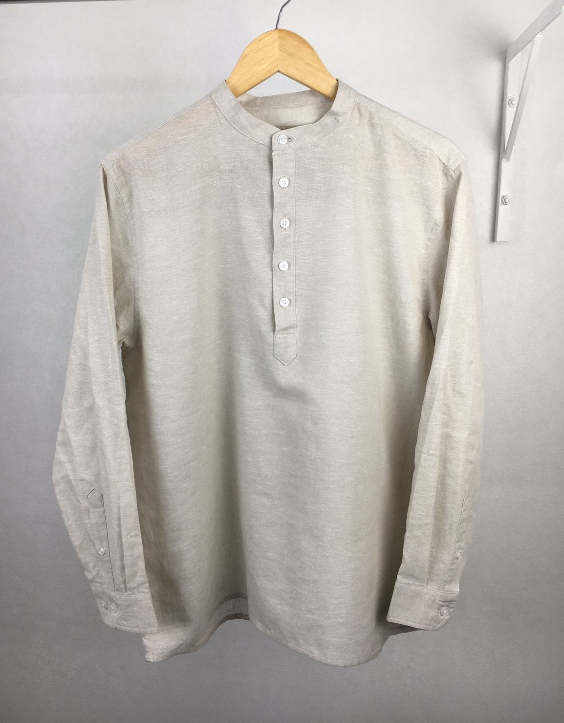 Henley - Unisex - Light Grey