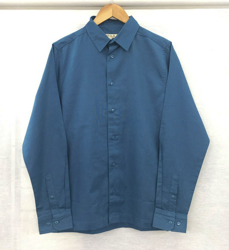 Casual Shirt - Unisex - Cobalt Blue