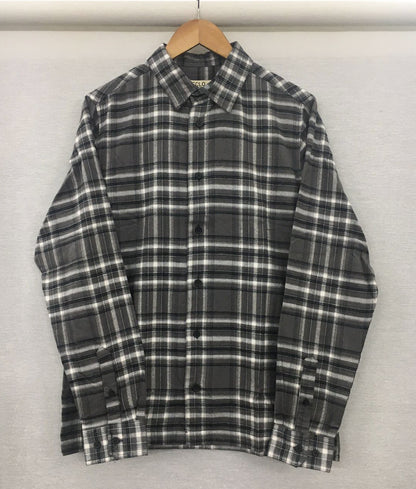 Flannel Shirt - Unisex - Dark Ash & Black White