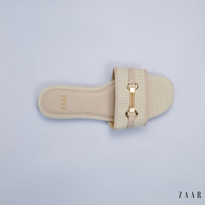 Flats - Off White Weave