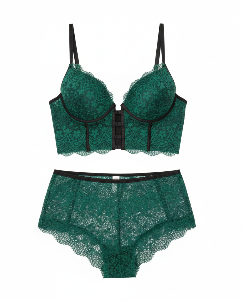 Obsession Bralette Set - Green