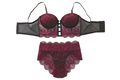 Obsession Bralette Set - Maroon