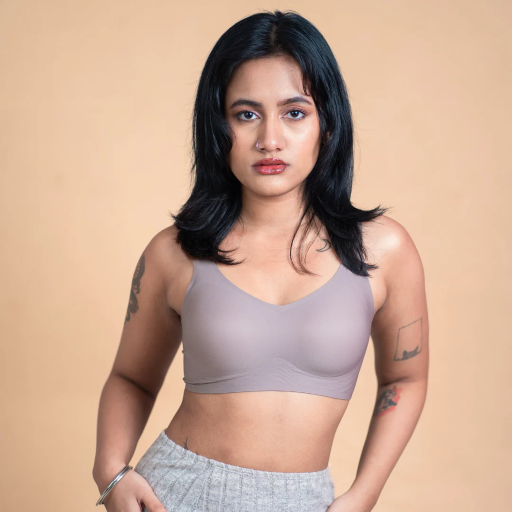 Seamless Contour Bra - Coffee