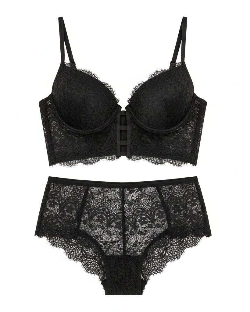 Obsession Bralette Set - Black