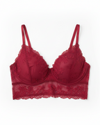 Mesh Bralette - Red