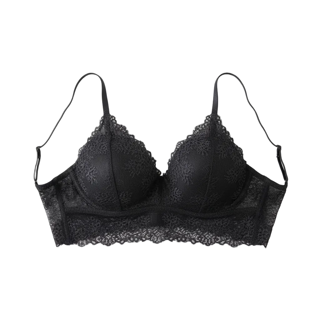 Mesh Bralette - Black