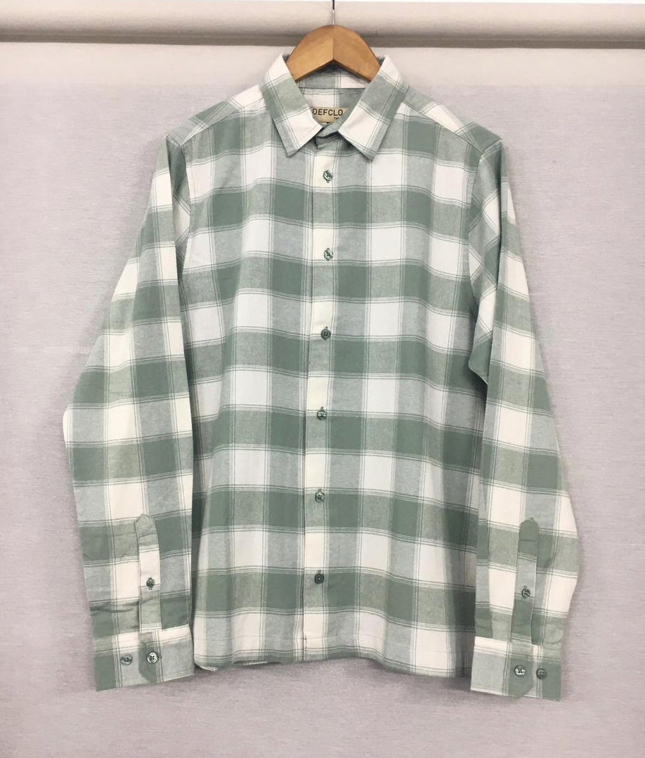 Flannel Shirt for Men - White & Pastel
