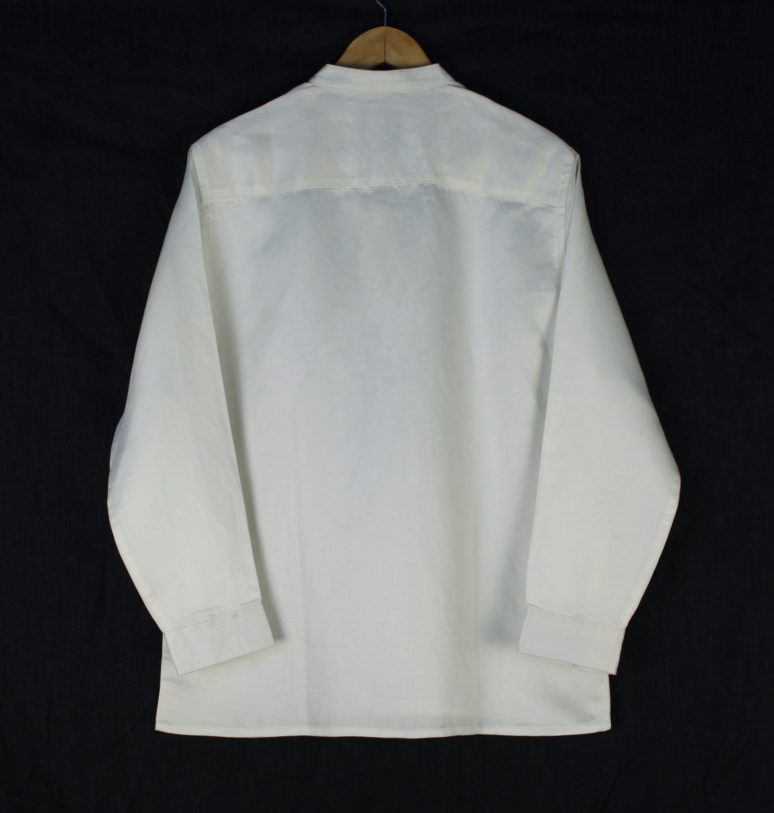 Cotton Henley for Men - White