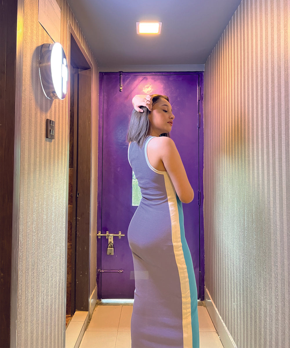 Ehra Lavender and Blue Bodycon Candy Crush 13