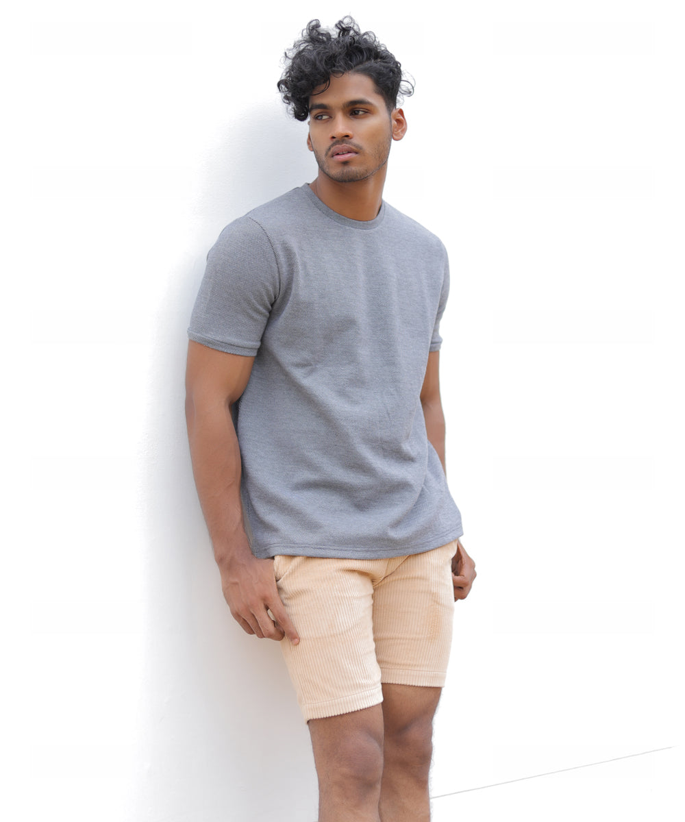 Quirky Cord Shorts- Sand