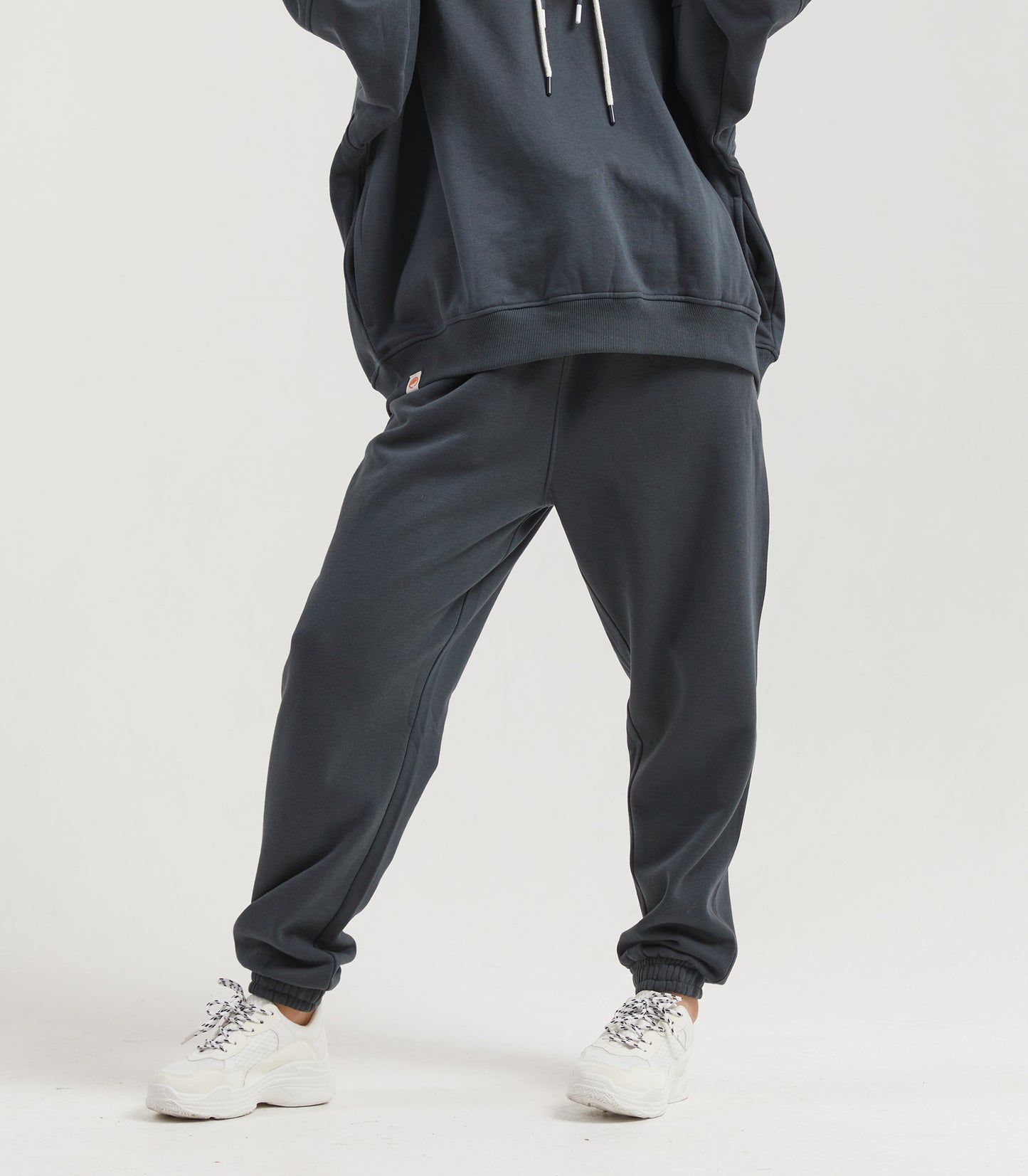 Cactus Baggy Sweatpants for Men - Charcoal