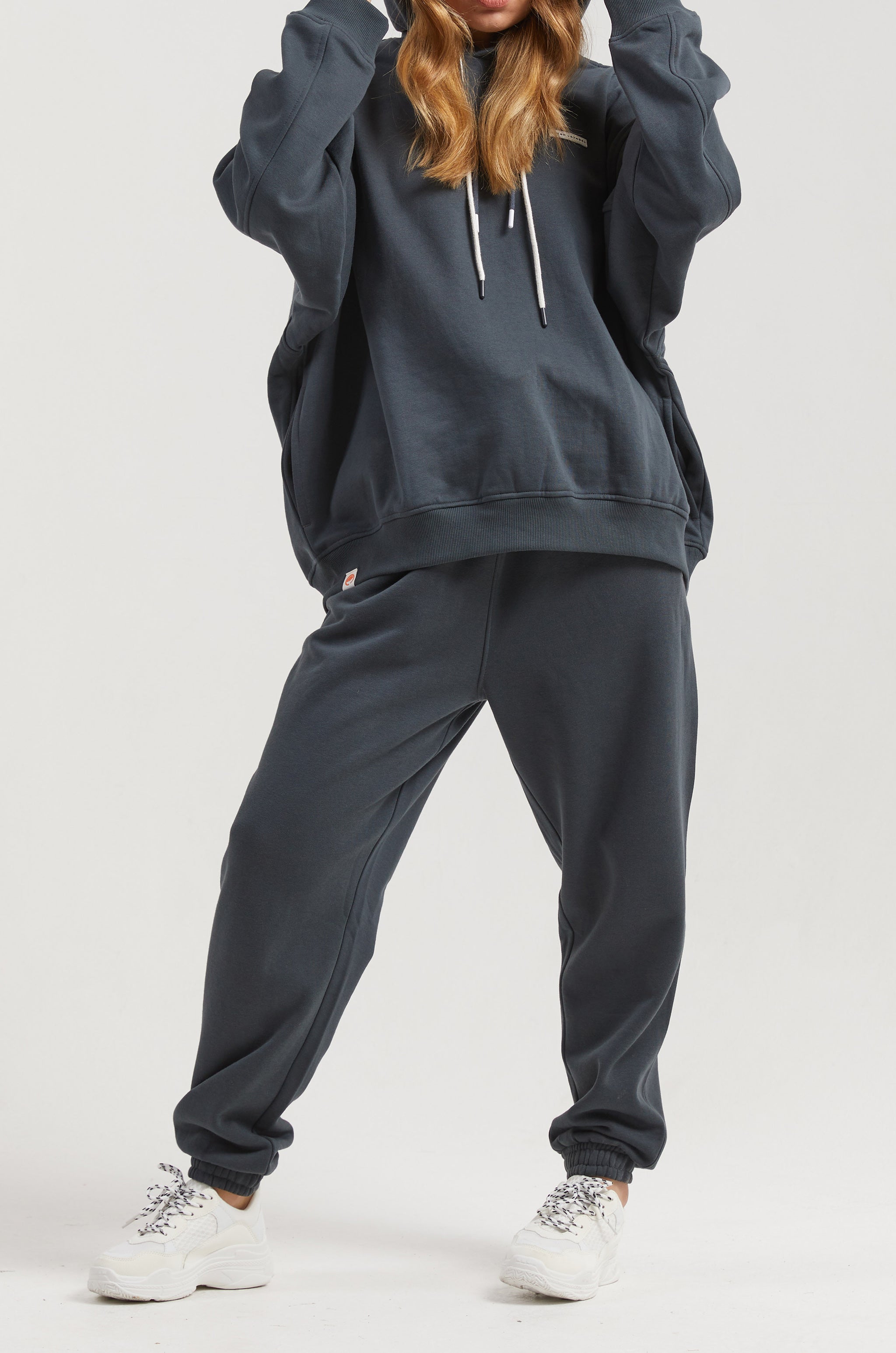 Oak Oversize Hoodie for Women - Charcoal