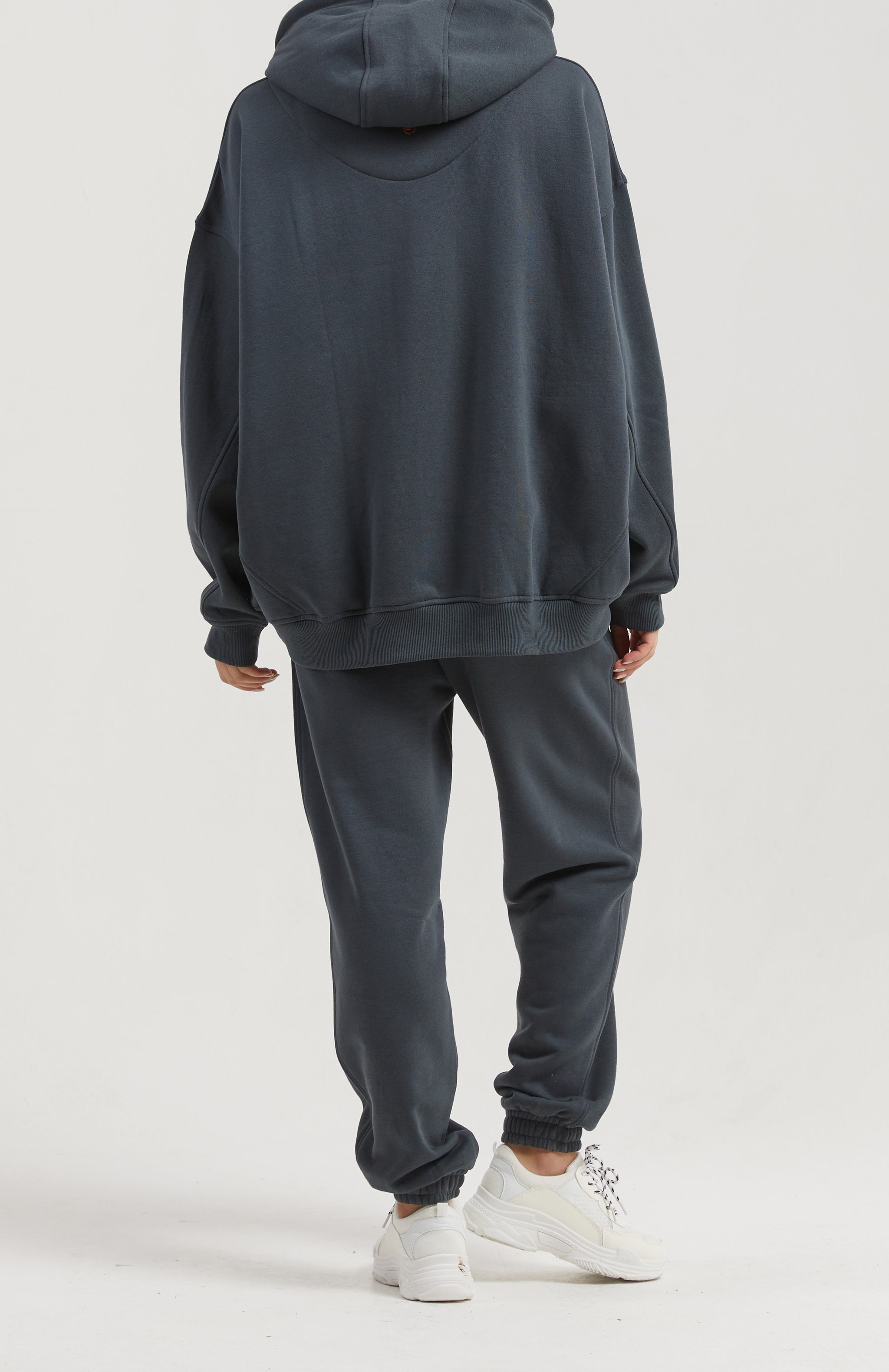 Cactus Baggy Sweatpants for Women - Charcoal