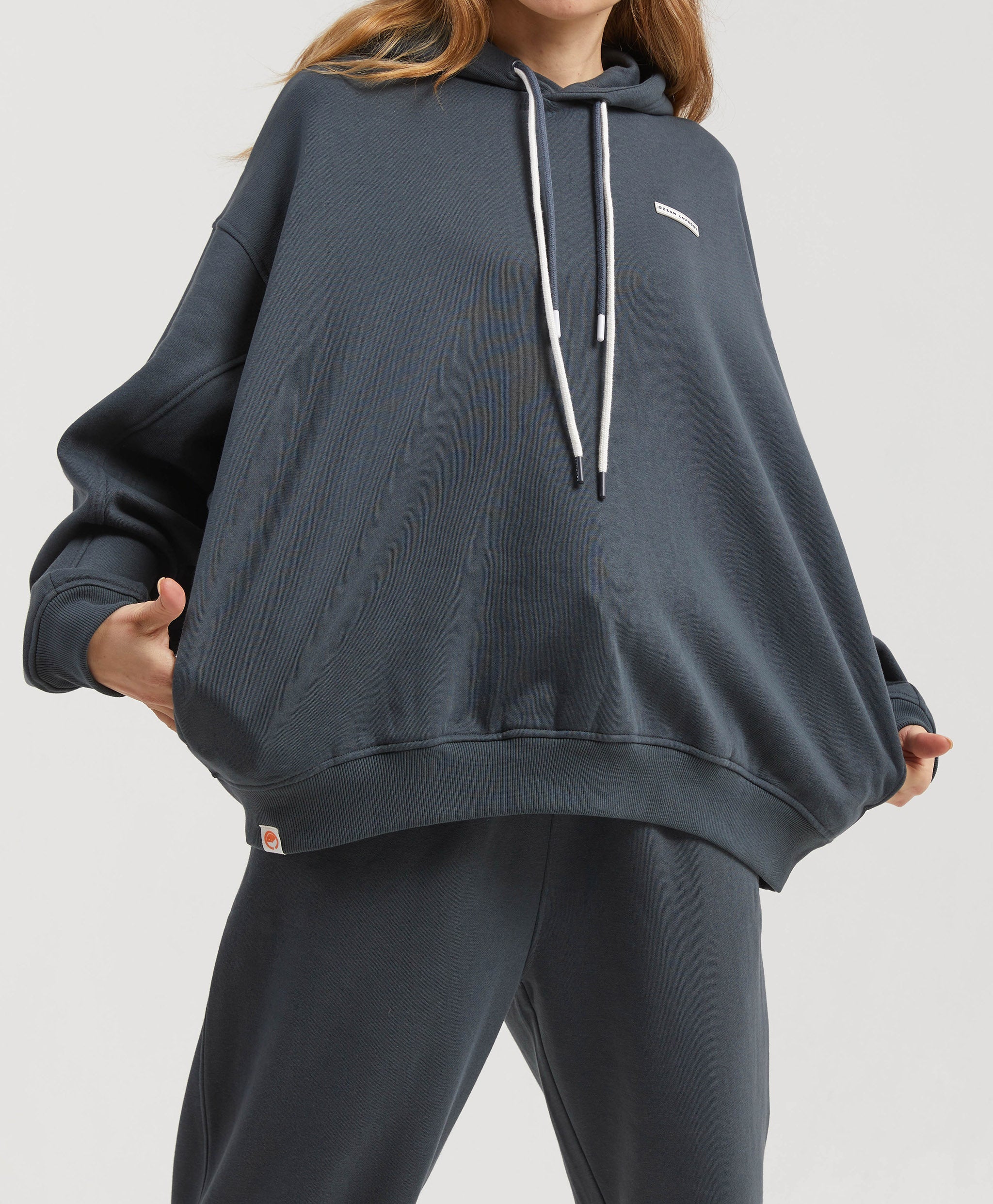 Oak Oversize Hoodie for Women - Charcoal