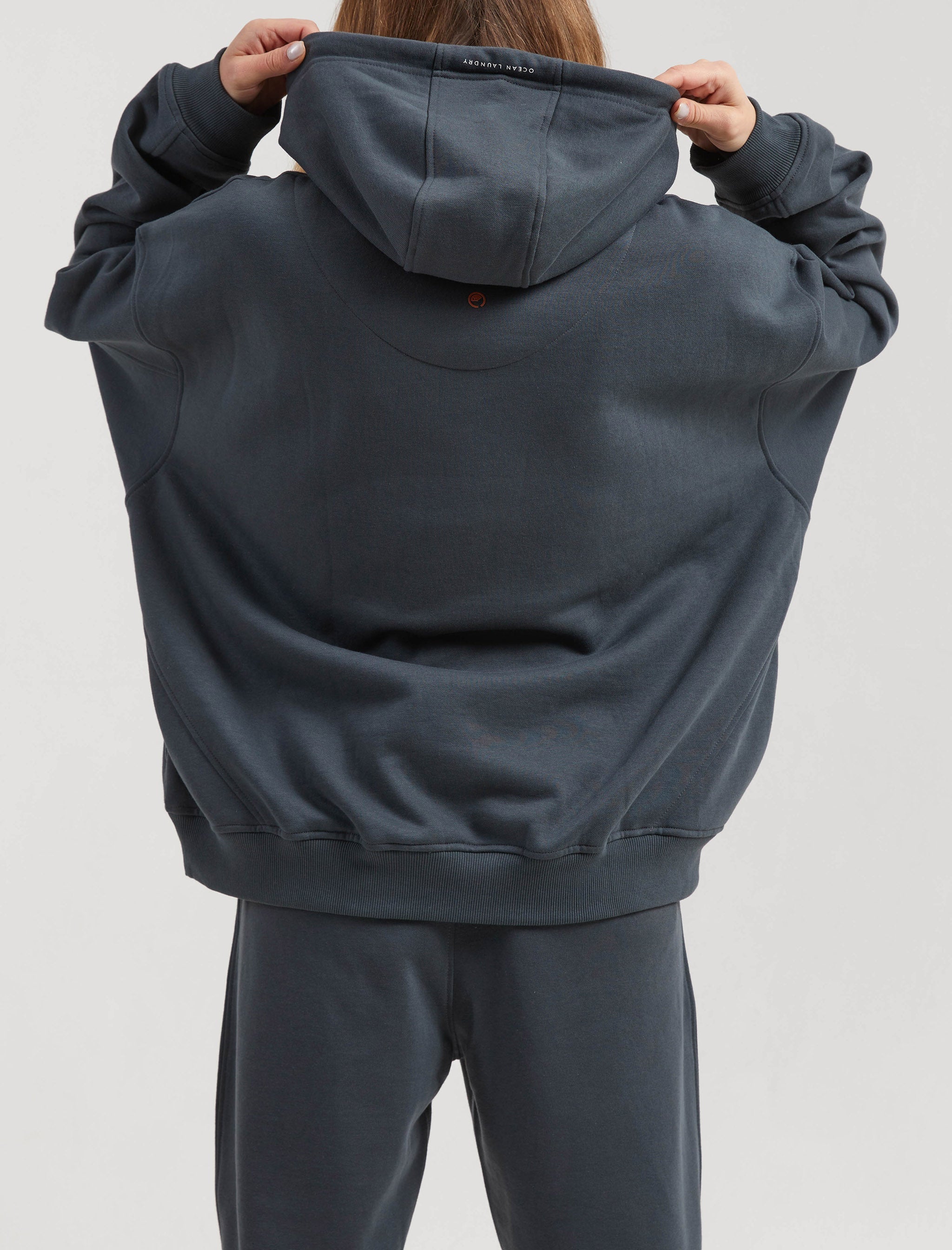 Oak Oversize Hoodie for Women - Charcoal