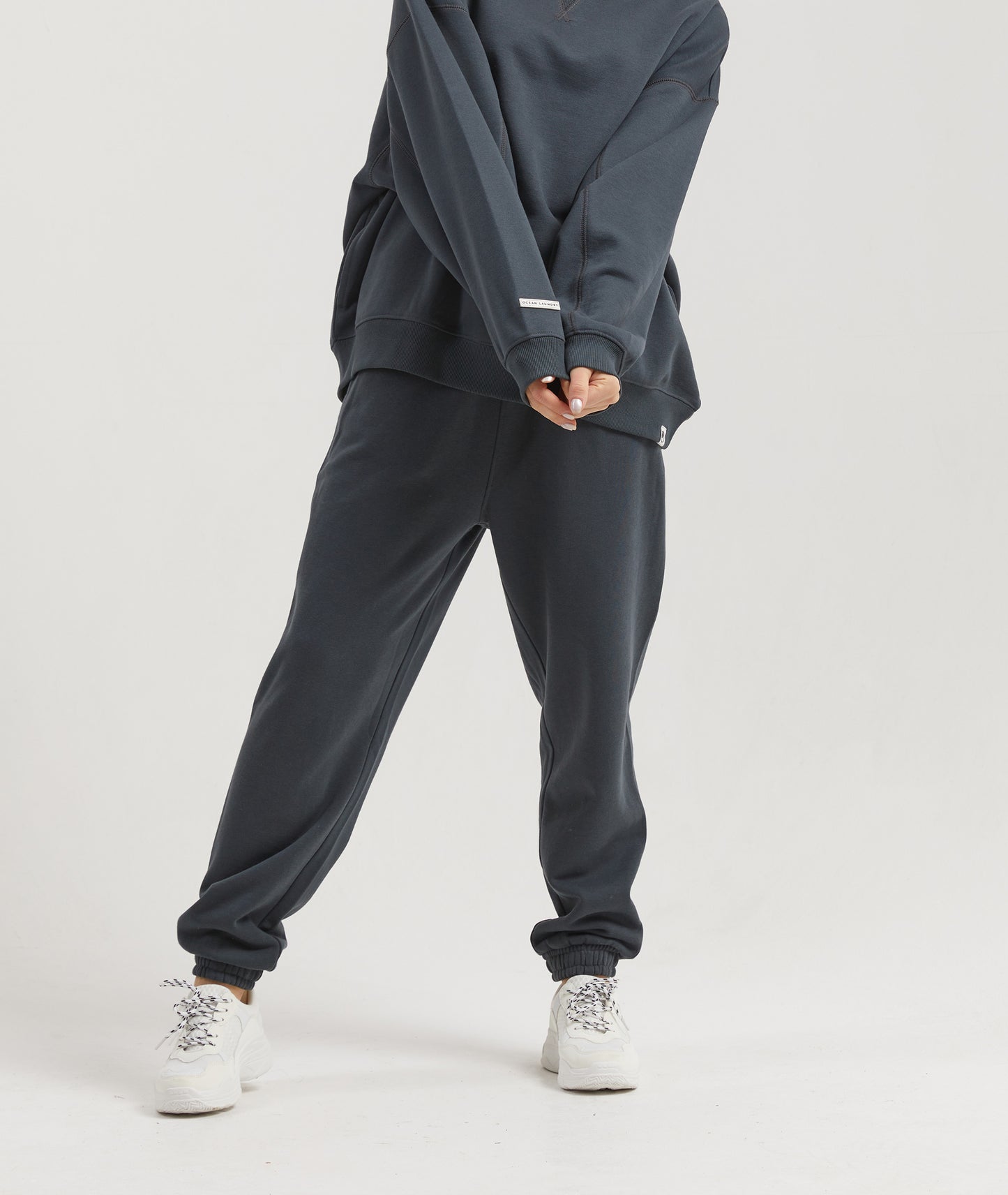 Cactus Baggy Sweatpants for Men - Charcoal