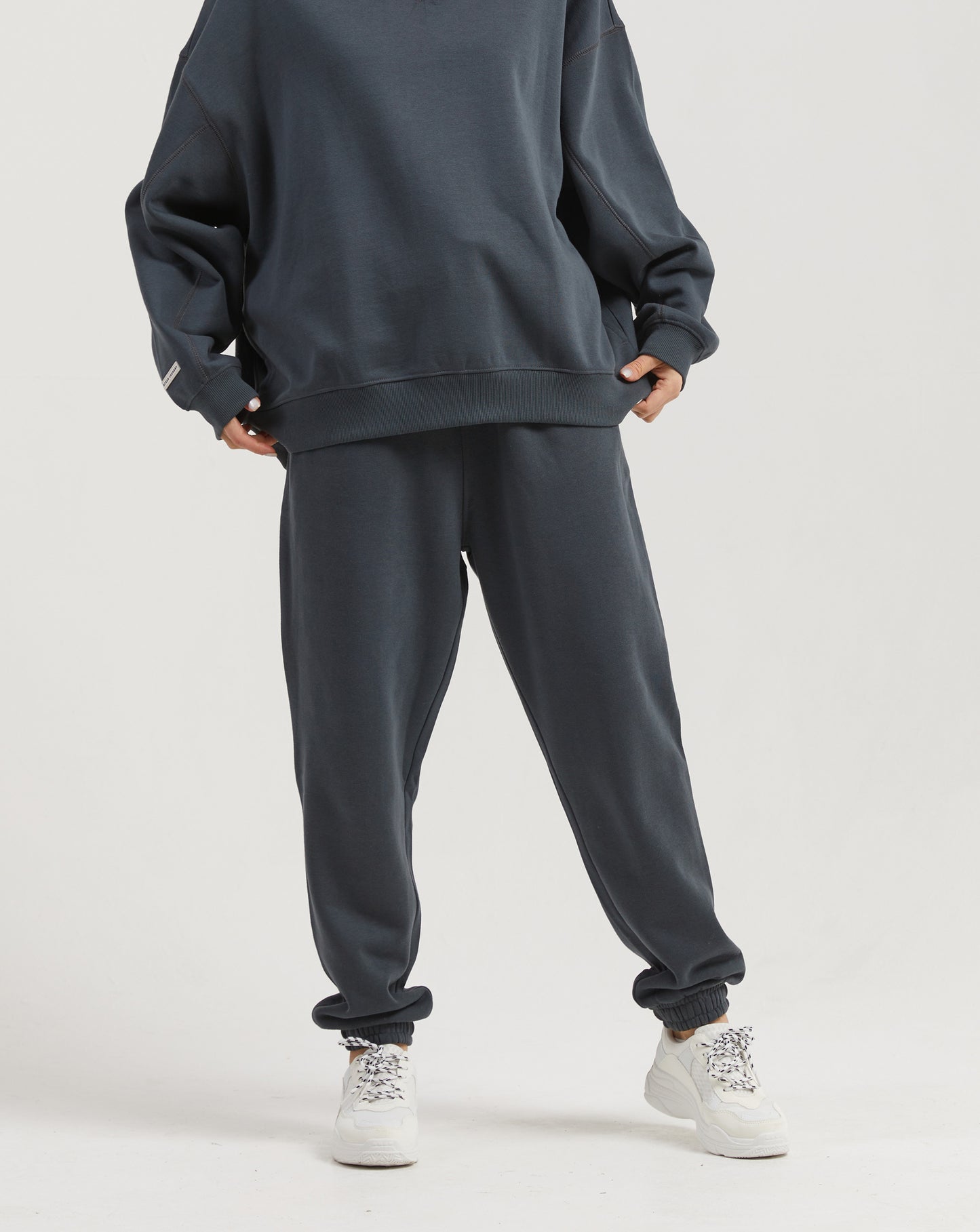 Cactus Baggy Sweatpants for Men - Charcoal