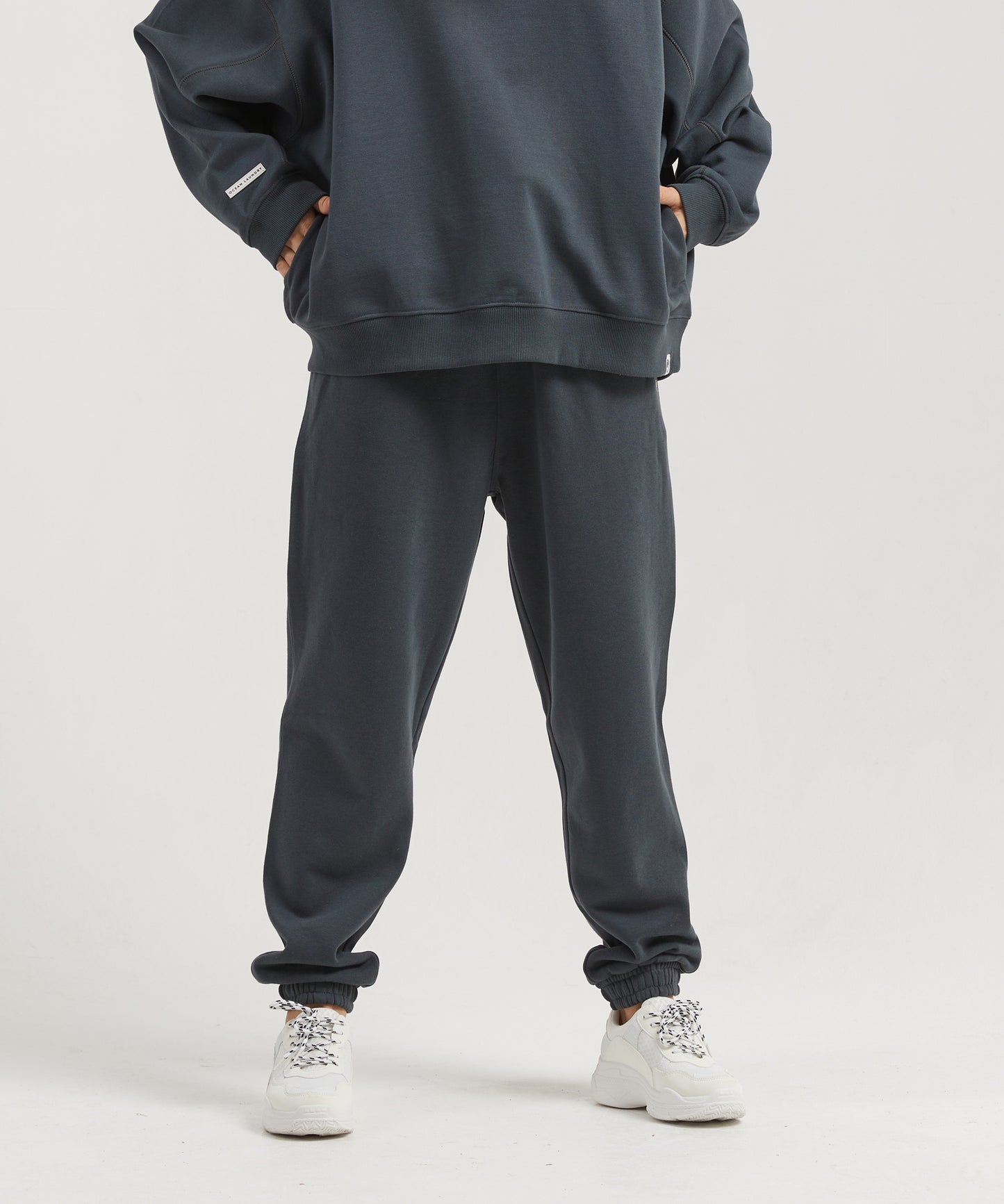 Cactus Baggy Sweatpants for Men - Charcoal